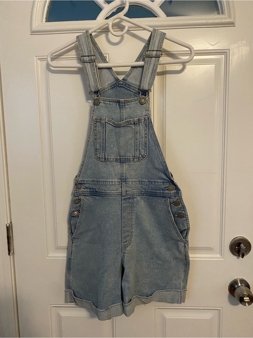 Hollister Denim Overalls Shorts